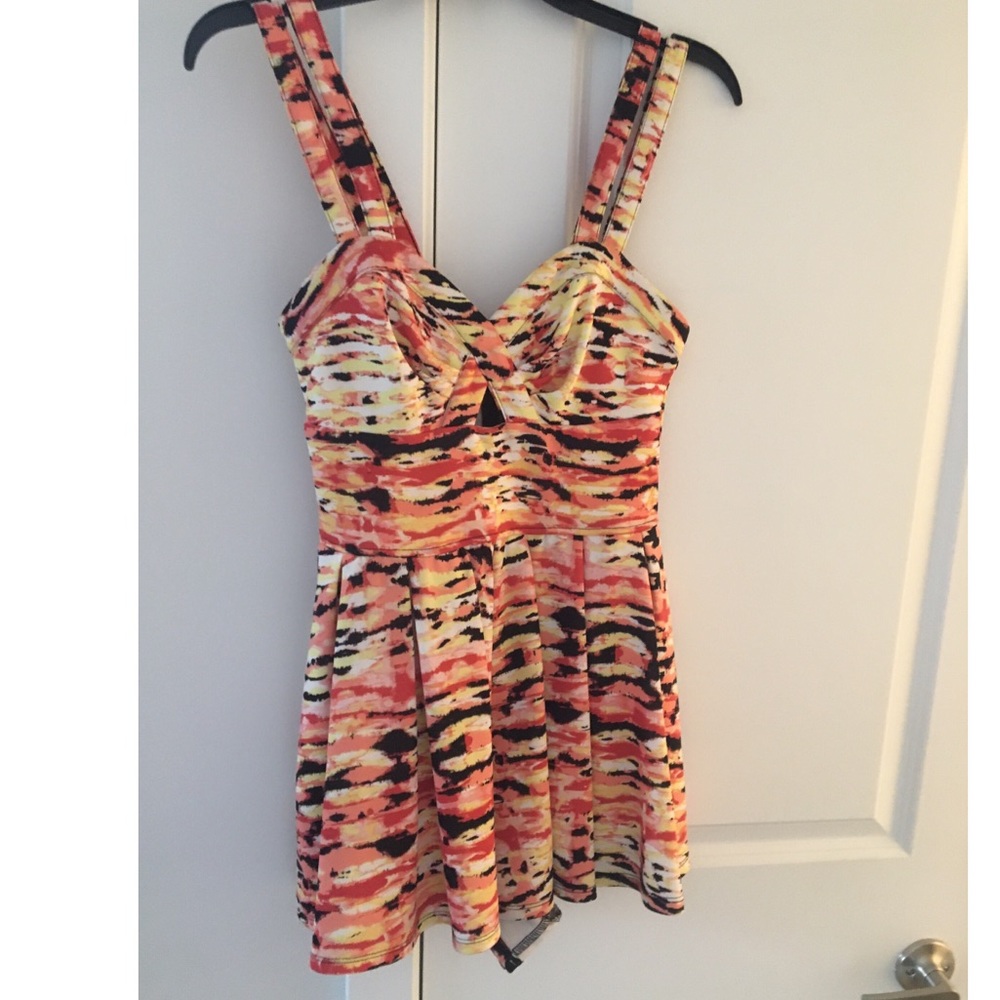 Tiger print romper